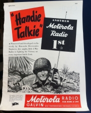 Motorola Funkgeräte Vintage Werbung